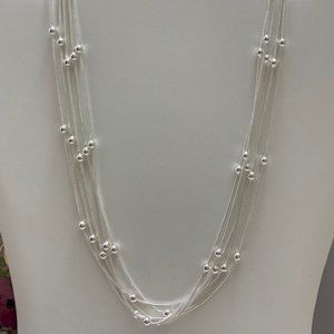 Multi Strand Beaded Necklace